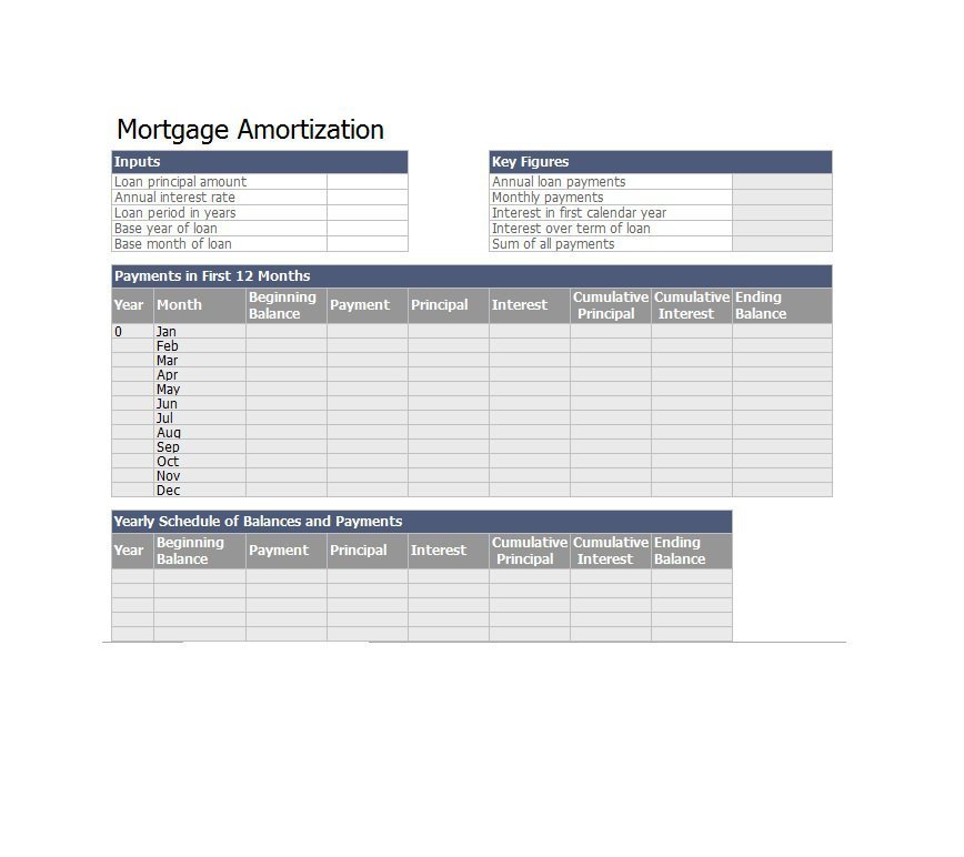 Loan Amortization Table Excel Template from www.freetemplatedownloads.net
