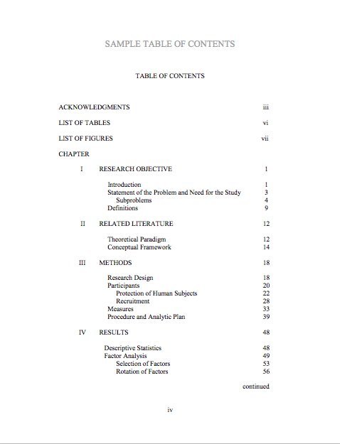 Free Table Of Contents Template Download from www.freetemplatedownloads.net