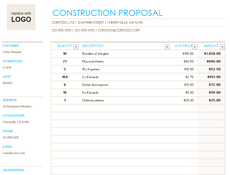 Bid Proposal Template Word from www.freetemplatedownloads.net