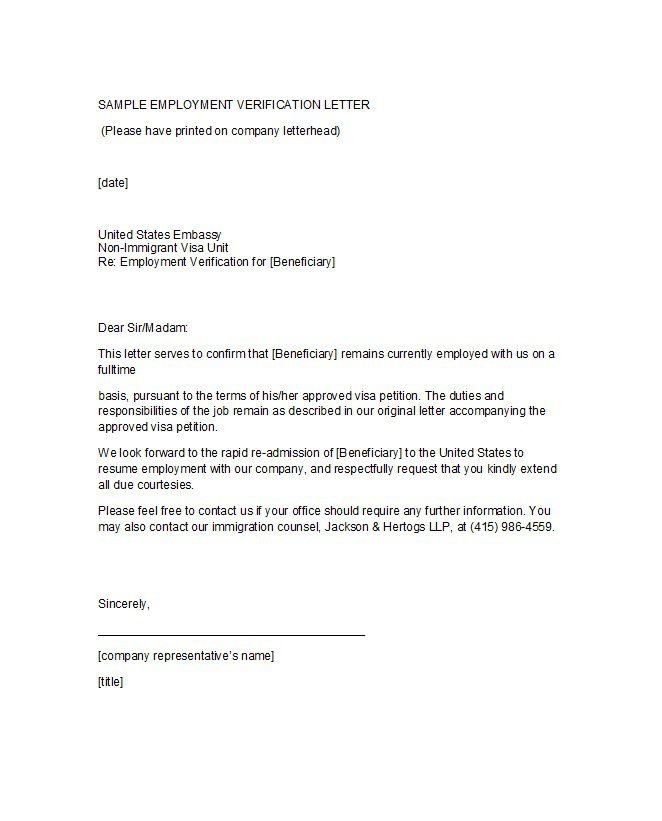 Letter Of Employement Sample from www.freetemplatedownloads.net
