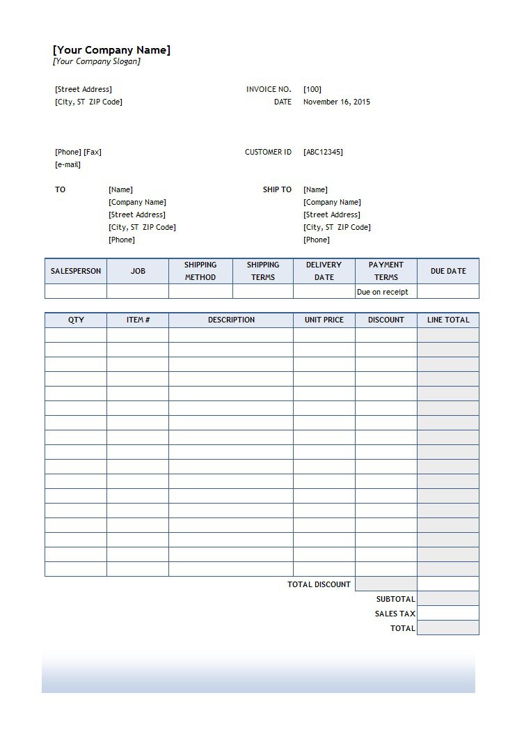 filemaker pro template of purchase order
