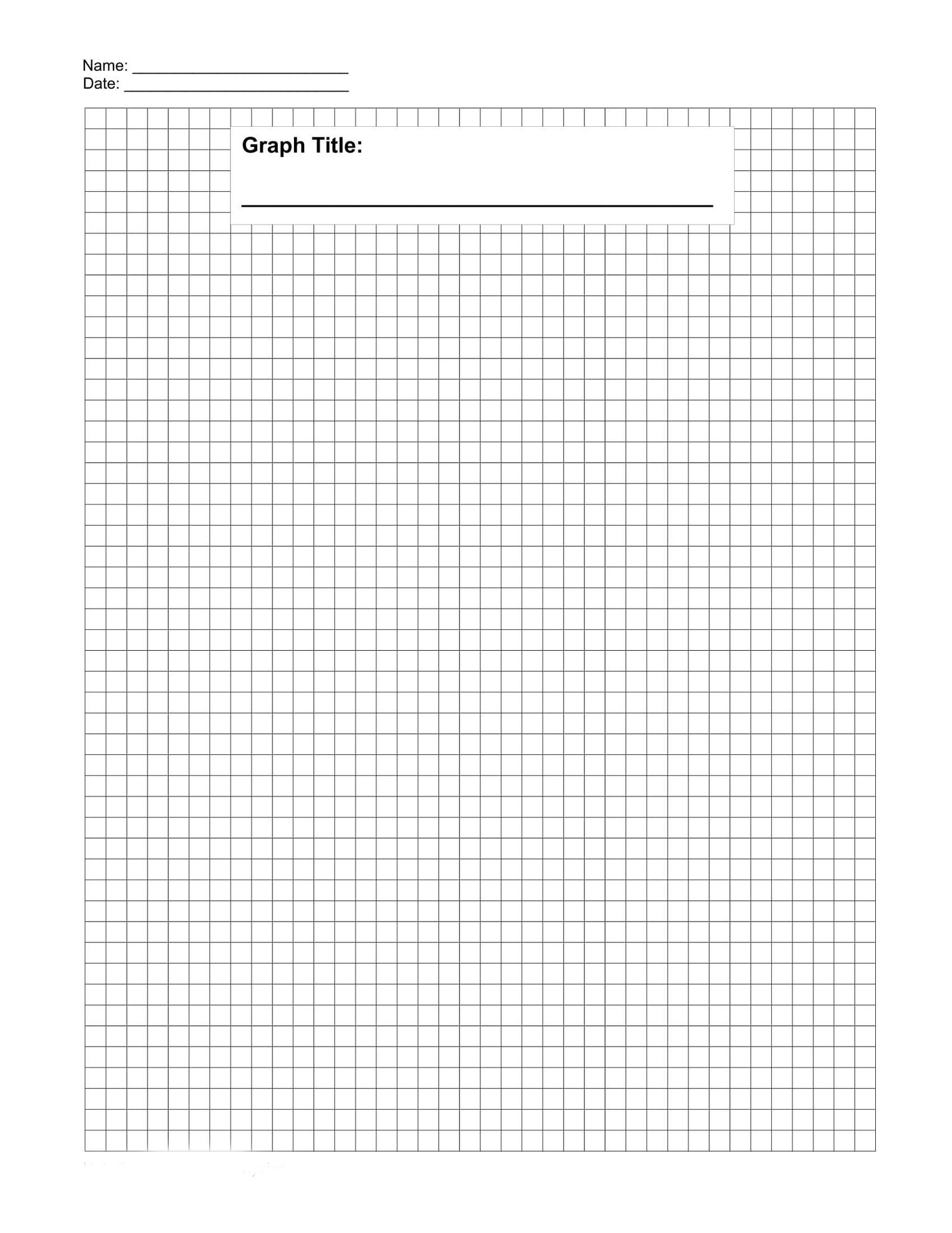 Graph Templates Printable Throughout 1 Cm Graph Paper Template Word