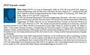 biography headline examples