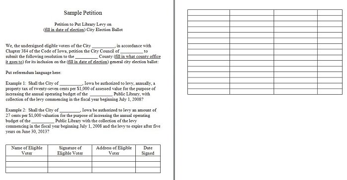 Sample Petition Letter To City Council from www.freetemplatedownloads.net