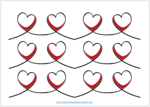 10 Free Printable Heart Templates - Free Template Downloads