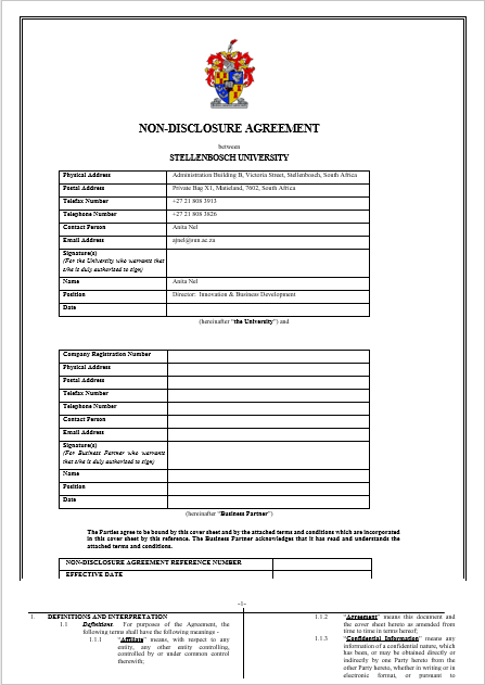 Non Disclosure Agreement Template 28