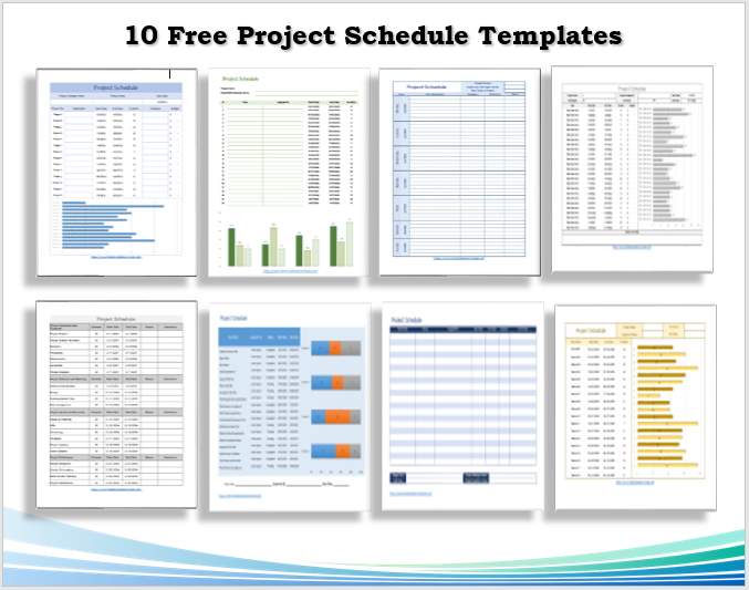 Project Schedule Templates Feature Image