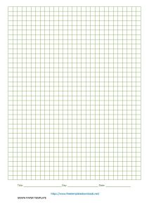 Free Printable Graph Paper Templates (Word, Excel) - Free Template ...