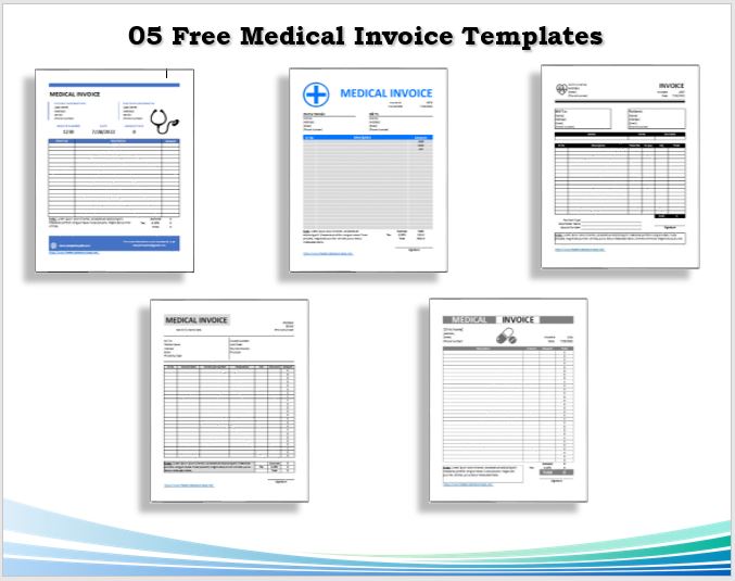 Medical Invoice Templates Feature Image