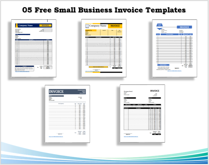 Small Business Invoice Templates Feature Image