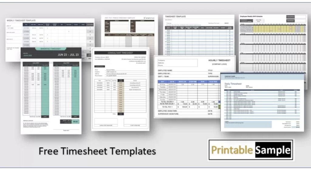 Timesheet Templates