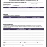 Certificate of Incumbency