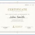 Church Ministry Ordinate Certificate